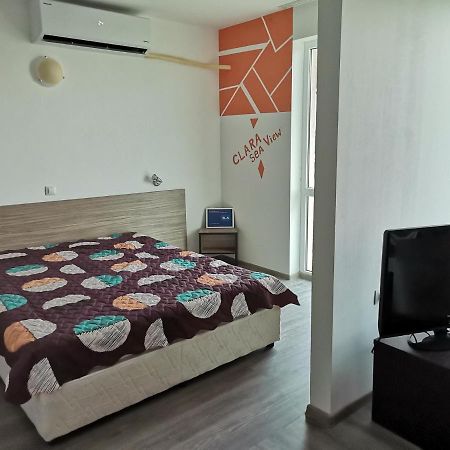 Clara Sea View Apartman Burgasz Kültér fotó