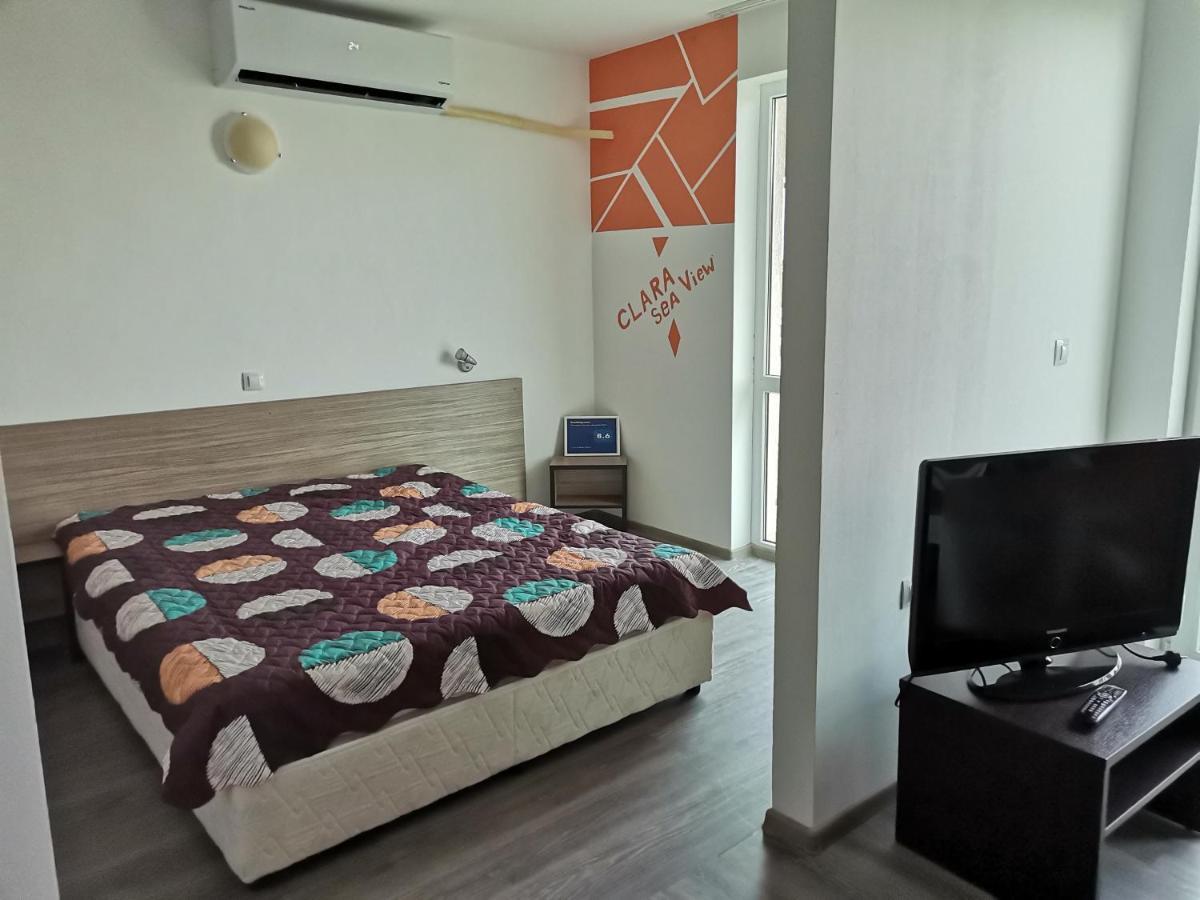 Clara Sea View Apartman Burgasz Kültér fotó